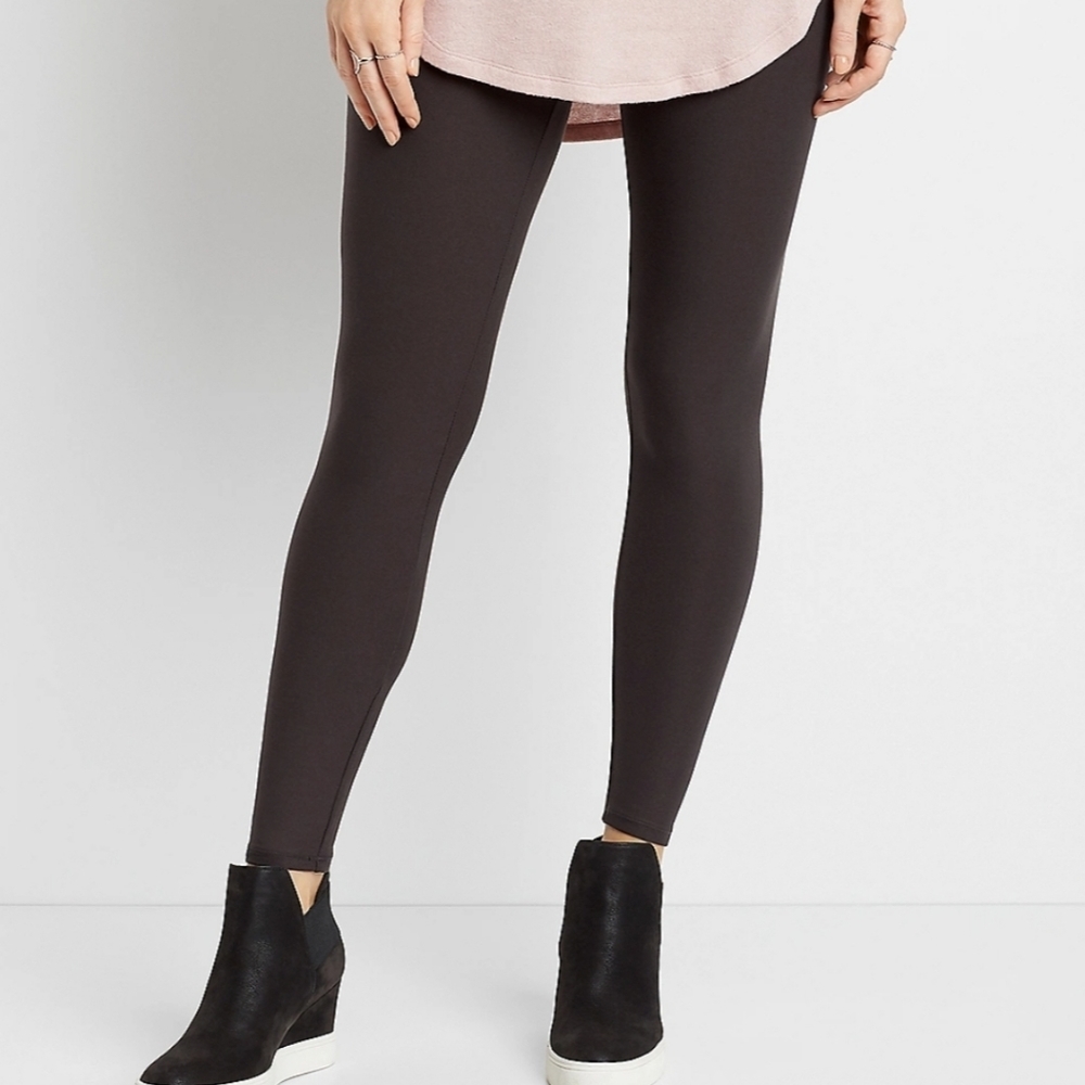 maurices supersoft slate grey leggings